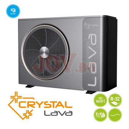Термопомпа въздух-вода, моноблок Crystal LAVA, LAVA-09AM