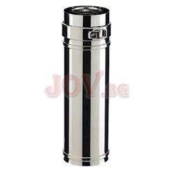 Прав елемент Ø 180-230  с блокираща скоба INOX - 0.25 м