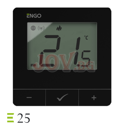ZigBee смарт термостат ENGO E25-BATB