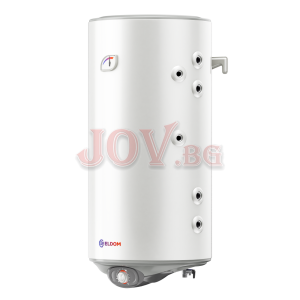 Бойлер Eldom 120 л 3kW вертикален с 2 серпентини (паралелни) десни/емайлиран